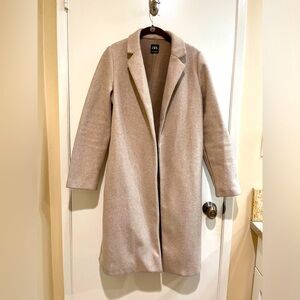 Zara oatmeal coat, unlined